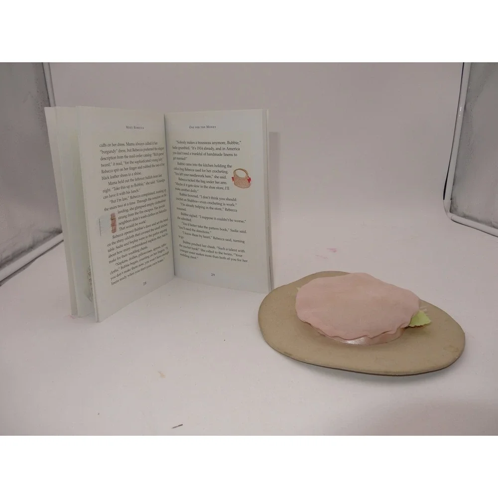 American Girl Meet Rebecca Doll Book and Floral Movie Hat Accessory